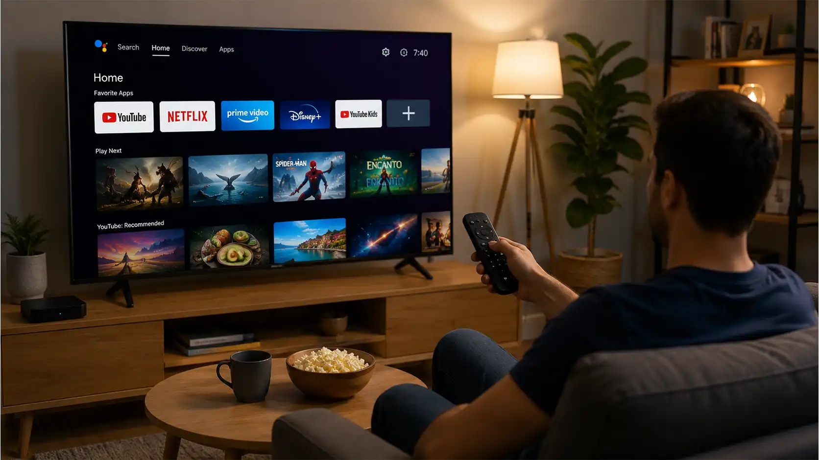 Android TV چیست و نحوه کنترل رابط تلویزیون با ریموت