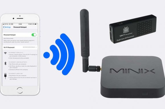 روش استفاده اینترنت موبایل(Hotspot) به روی اندروید باکس