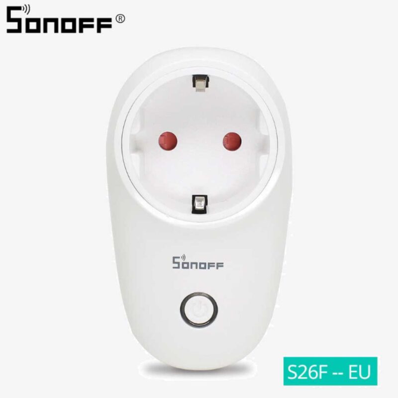 سوییچ خاموش روشن کننده هوشمند برند Sonoff S26f Eu Smart Plug