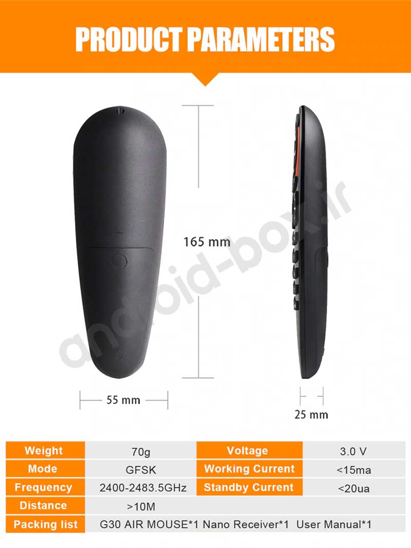 Android Box Dot Ir Wechip G30 Air Remote Banner 04