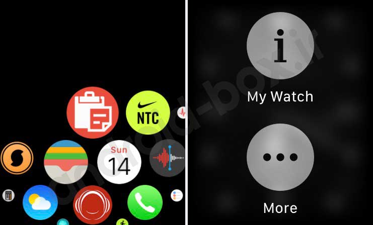 Jingpaste App On Apple Watch And Force Touch Menu
